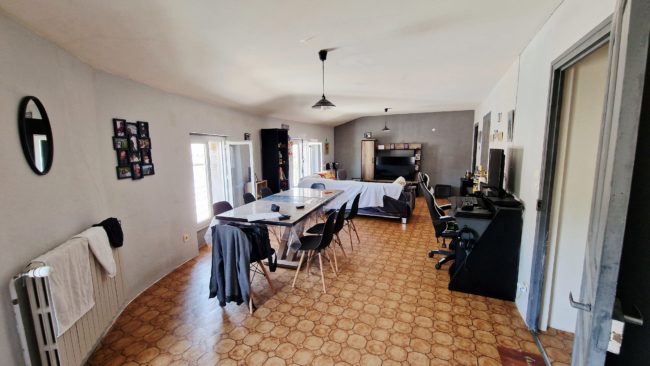 Séjour de 37 m² de l’appartement de 95 m² à Bourdeaux